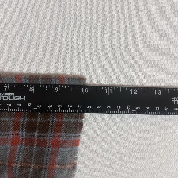 Irish County Tartans NEW Leitrim 100% Pure Wool Scarf Womens 10" x 44" Plaid NWT - Picture 5 of 7